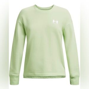 Under Armour Women's Rival Fleece Oversized Crew Size Large